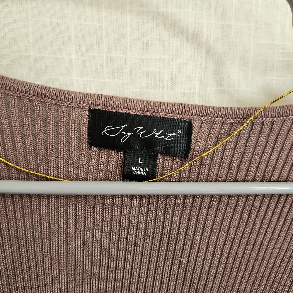 Say What Ribbed Knit Top - Picture 2 of 9